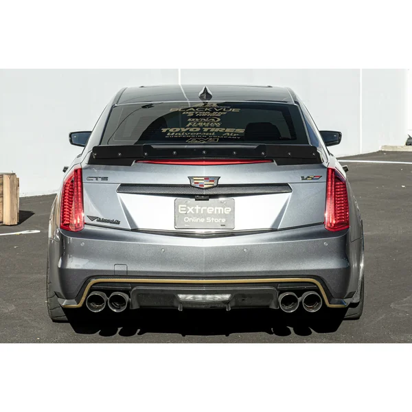 Cadillac CTS-V Rear Wing Spoiler w/ Wickerbill, Carbon Fiber2016-2019 Cadillac CTS-V - Image 5