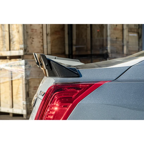 Cadillac CTS-V Rear Wing Spoiler w/ Wickerbill, Carbon Fiber2016-2019 Cadillac CTS-V - Image 6