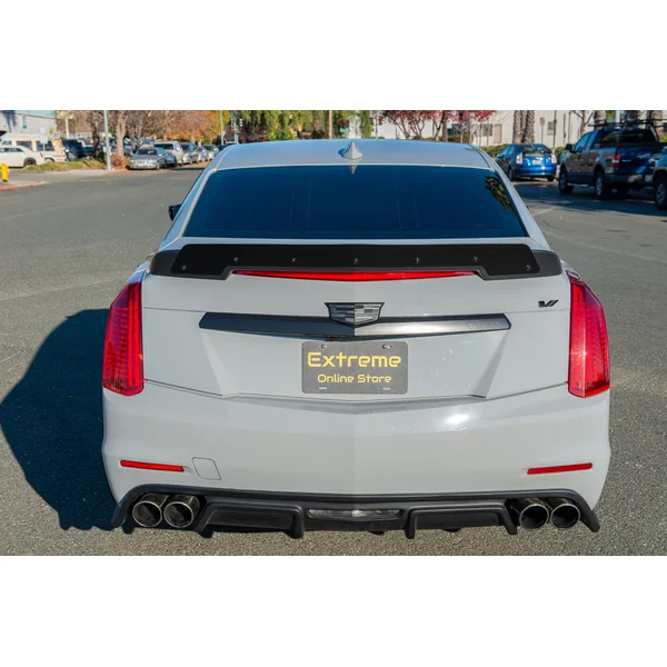 Cadillac CTS-V Rear Wing Spoiler w/Wickerbill, Unpainted2016-2019 Cadillac CTS-V - Image 3