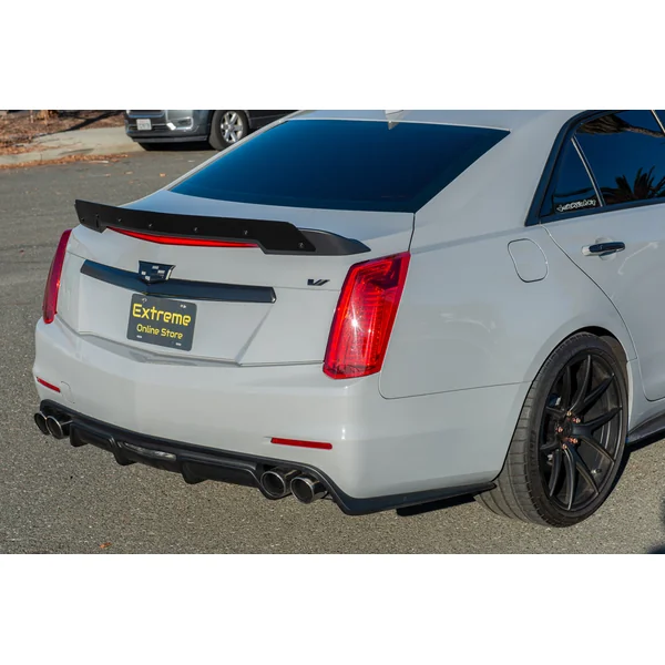 Cadillac CTS-V Rear Wing Spoiler w/Wickerbill, Unpainted2016-2019 Cadillac CTS-V - Image 4