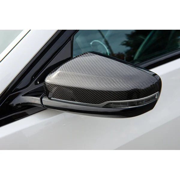 Cadillac Factory Style Mirror Covers, Carbon Fiber2016-2019 ATS & ATS-V, 2014-2019 Cadillac CTS & CTS-V, 2020-2026 Cadillac CT5-V