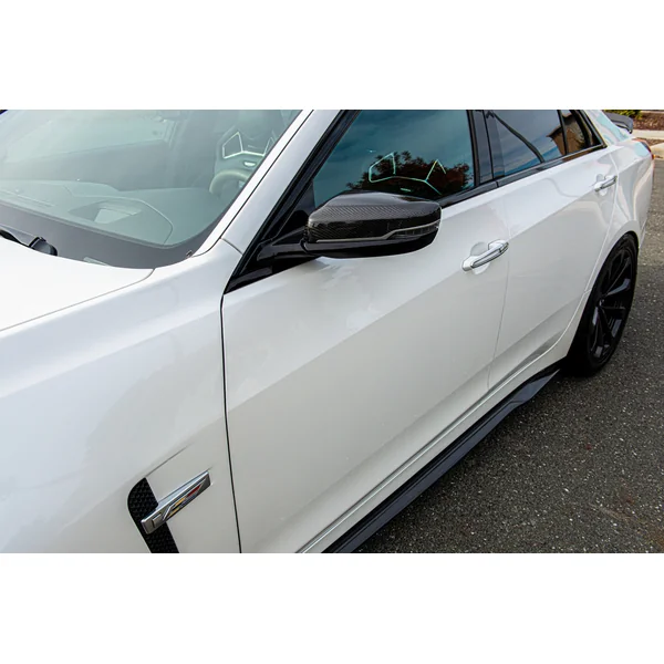 Cadillac Factory Style Mirror Covers, Carbon Fiber2016-2019 ATS & ATS-V, 2014-2019 Cadillac CTS & CTS-V, 2020-2026 Cadillac CT5-V - Image 4