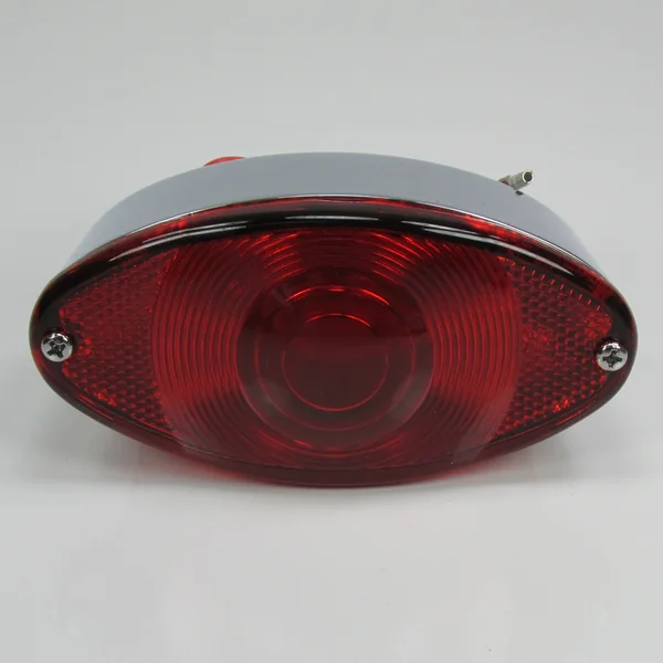 Cat Eye Vintage Tail Light With License Plate Light - 12 Volt Dual Filament (1157 Bulb) - Image 3