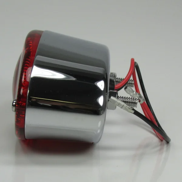 Cat Eye Vintage Tail Light With License Plate Light - 12 Volt Dual Filament (1157 Bulb) - Image 4