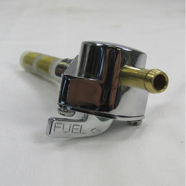 Chrome 1/4" NPT Filtered Petcock with Straight Fuel Outlet for Motorcycle Gas Tanks with 1/4" NPT Petcock Bungs - Works with 1/4" ID Fuel Hose - Image 7