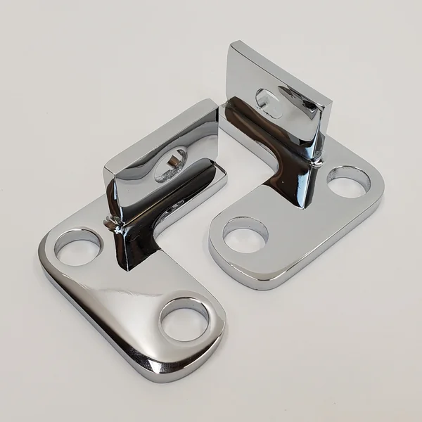 Chrome 1” Rear Lowering Kit for 1986 & (Late) 1989 - 1999 Harley Sportster XL Models (Does NOT fit 1987-1988 or Early 1989 Sportster Models) – Bolt-On Plates with Hardware – Great for Shorter Riders - Image 3