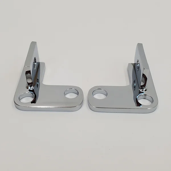 Chrome 1” Rear Lowering Kit for 1986 & (Late) 1989 - 1999 Harley Sportster XL Models (Does NOT fit 1987-1988 or Early 1989 Sportster Models) – Bolt-On Plates with Hardware – Great for Shorter Riders - Image 5
