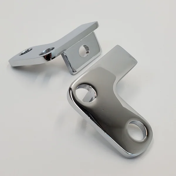 Chrome 1” Rear Lowering Kit for 1986 & (Late) 1989 - 1999 Harley Sportster XL Models (Does NOT fit 1987-1988 or Early 1989 Sportster Models) – Bolt-On Plates with Hardware – Great for Shorter Riders - Image 7