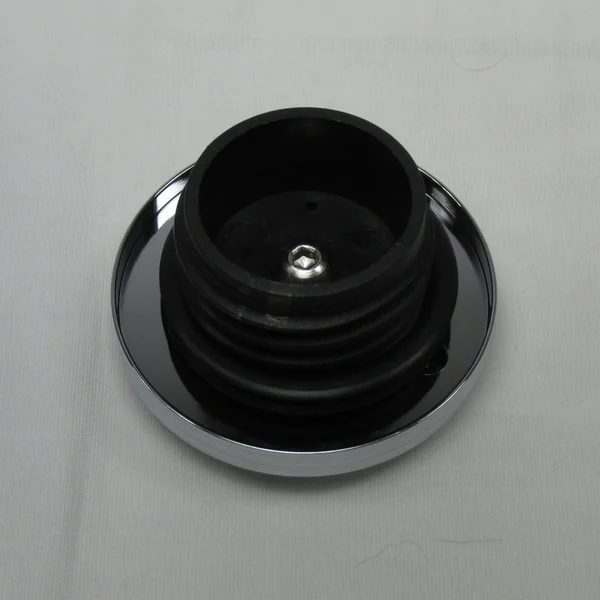 Chrome DOMED Vented Gas Cap - Billet Aluminum, Fits 1982 and Later Harley Davidson Models - Image 3
