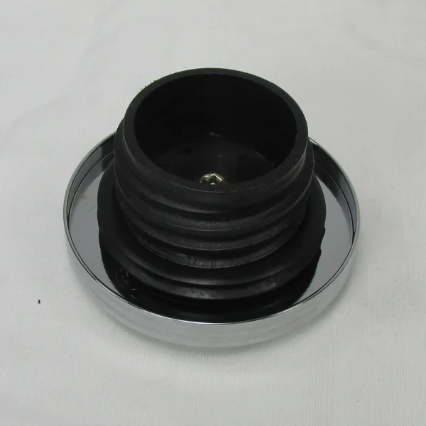 Chrome DOMED Vented LEFT AND RIGHT Side Fat Bob Gas Caps - Billet Aluminum, For 1982-Up Harley Davidson 2-Piece Fat Bob Tanks, Sold As A Pair - Image 7