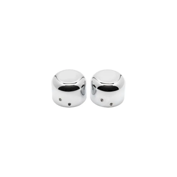 Chrome Front Axle Nut Covers for Harley-Davidson® Motorcycles
