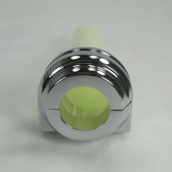 Chrome "Grooved" Dual Cable 1" Throttle Control Assembly for 1981-1995 Harley Big Twin & Sportsters with Dual External Cables - Image 3