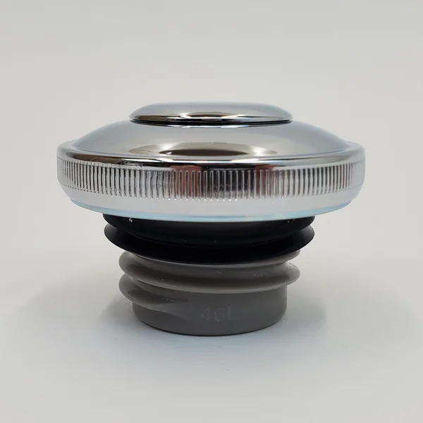 Chrome Locking Gas Cap for 1996-2025 Harley Road King, Softail, Dyna, FXR & 1996-2022 Sportster Models (Except RH) - Right Hand Thread VENTED with 2 Keys - Does NOT Fit Models with Dash or Fuel Door - 0703-0230 - Image 5