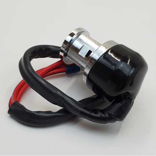 Chrome Plated 3 Position Ignition Switch (Off, Ignition, Ignition w/Lights) with 2 Tamper Resistant Round Keys for 1979-2003 Harley Sportster XL, 1991-2005 Dyna FXD (Except Dyna Wide Glide FXDWG) & Custom Applications - Replaces HD# 71705-97 - Image 3