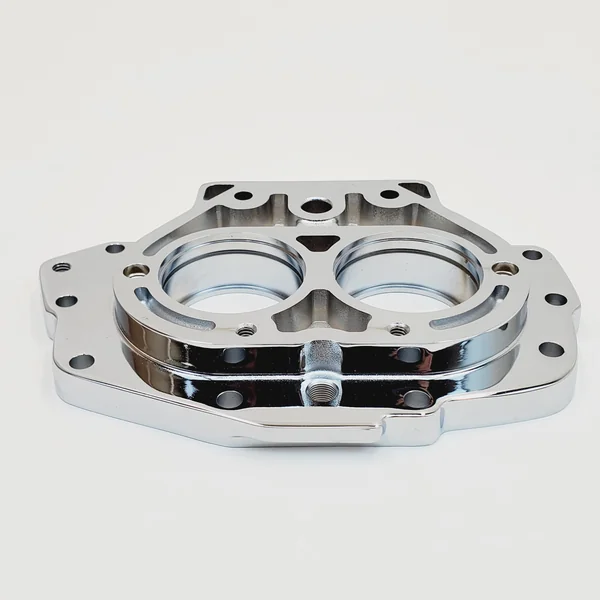 Chrome Plated 5-Speed Transmission Trap Door for 1987-2006 Harley Tour Glide, Electra Glide, Street Glide, Road King & Softail Models, 1991-2005 Dyna FXD Models, 1987-1994 & 1999 FXR Models - Image 3