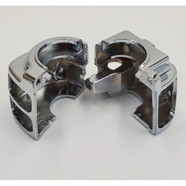 Chrome Plated Switch Housing Covers with Mounting Hardware & Thumb Screw Throttle Lock Assembly for 1996-2006 Harley Touring, Softail, Dyna, FXR, V-Rod & Sportster Models (Except for Models with Radio Controls) - Image 6