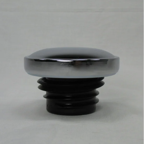 Chrome Screw-In Vented OE Style Gas Cap for 1982-2025 Harley Davidson Touring, Softail, Dyna, FXR, Sportster Models - Right Hand Thread - Replaces HD 61102-83 - Image 2
