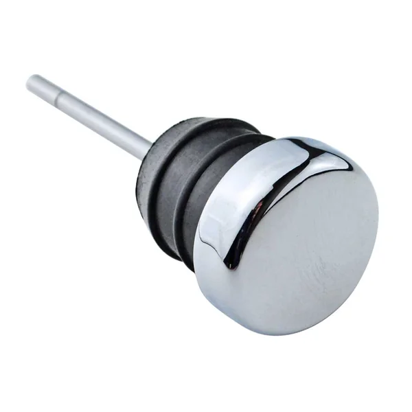 Chrome Shorty Style Oil Tank Dipstick - Fits 1979-2003 Harley Sportster XL and 1984-1999 Harley Softail Models - Replaces HD Part# 62595-82A