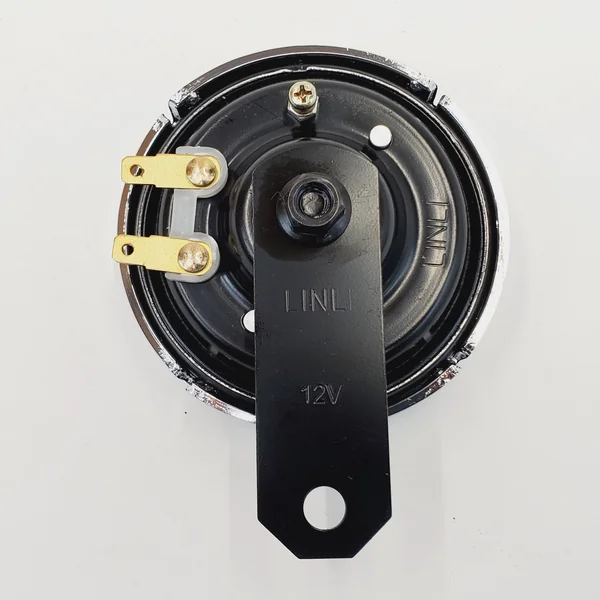 Chrome Slotted 3-1/2” Horn for Harley and Other Custom Motorcycle Applications – Comes with a Replaceable Cover, Mounting Bracket and Spade Terminals - Replaces HD# 69043-83A & 69038-88TA - Image 5