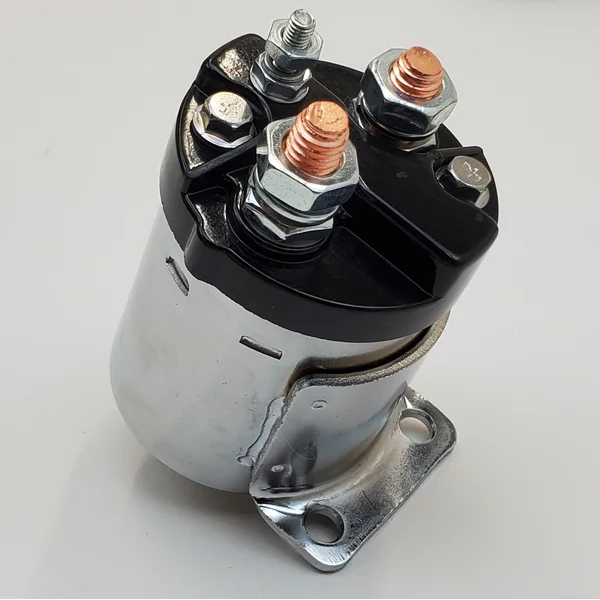 Chrome Starter Solenoid with Single Mounting Bracket for 1965-1986 Harley Big Twin Shovelhead/Evolution 4 Speed Models, 1984-1988 Softail & 1967-1980 Sportster XL - Replaces HD# 71743-77A - Image 3