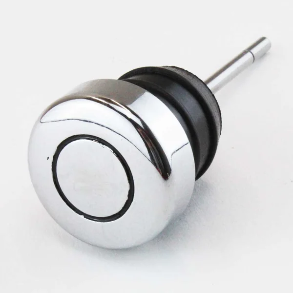 Chrome w/ Ring Shorty Style Oil Tank Dipstick - Fits 1979-2003 Harley Sportster XL and 1984-1999 Harley Softail Models - Replaces HD Part# 62595-82A - Image 2