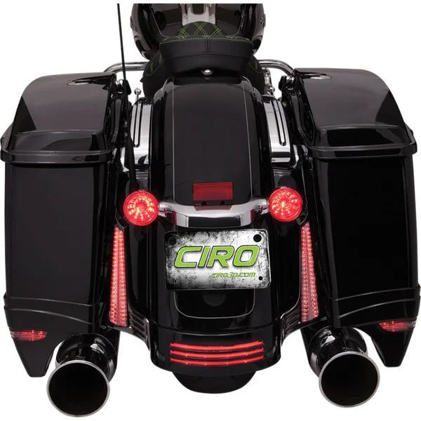 Ciro Filler Panel Accent Lights for 2014-2019 Harley Touring - Black - Image 2