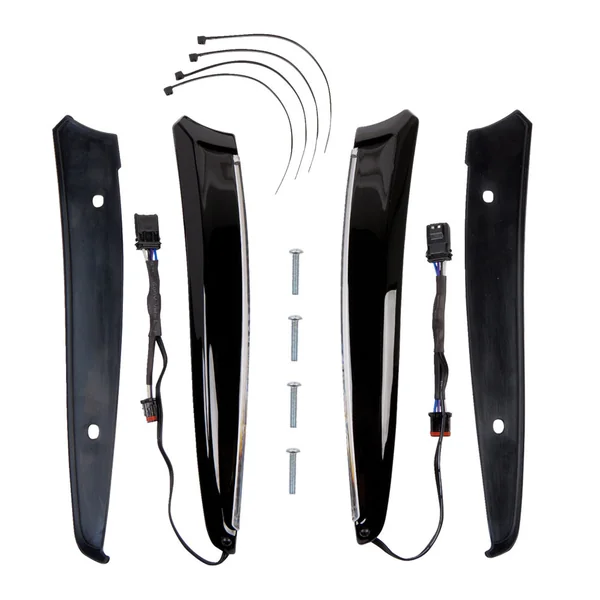 Ciro Horizon LED Windshield Trim for 2015-2023 Harley Road Glide