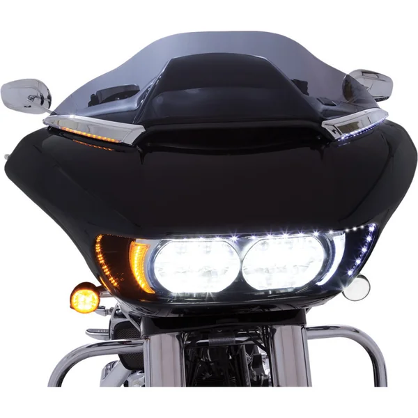 Ciro Horizon LED Windshield Trim for 2015-2023 Harley Road Glide - Image 9