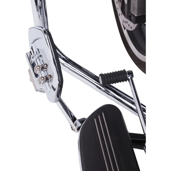 Ciro Twin Rail Mini Floor Boards Foot Pegs for Harley - Chrome - Image 3