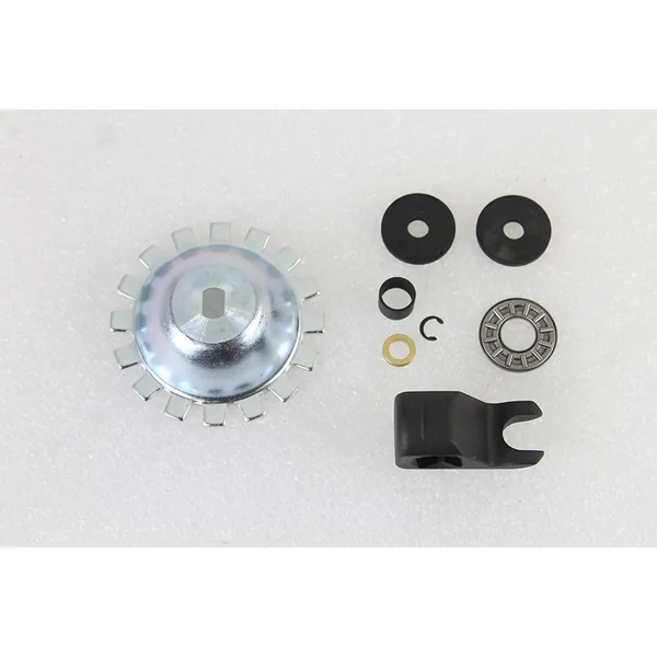 Clutch Throw Out Bearing Kit with 24mm Solid Throw Out Bearing (Larger Thrust Washers), Oil Slinger and Washers for 1975-1984 Harley FX & FL Models with a 4-Speed Trans