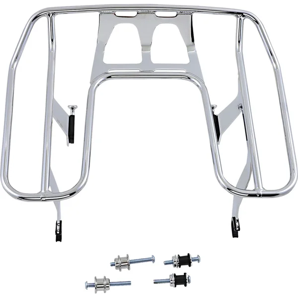 Cobra BA Wraparound Detachable Solo Luggage Rack for 2004-2020 Harley Sportster - Chrome - Image 3