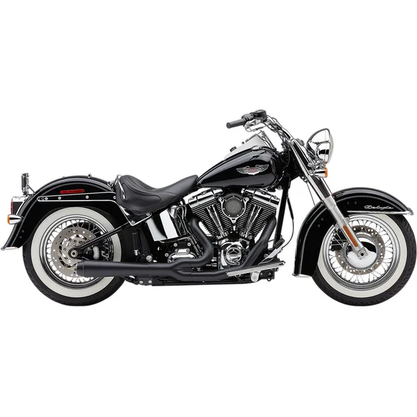 Cobra El Diablo 2-1 Exhaust for 2012-2017 Harley Softail - Black - Image 3