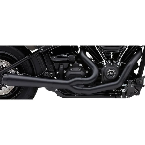 Cobra El Diablo 2-1 Exhaust for 2018-2022 Harley Softail FLFB/FXBR - Black - Image 2