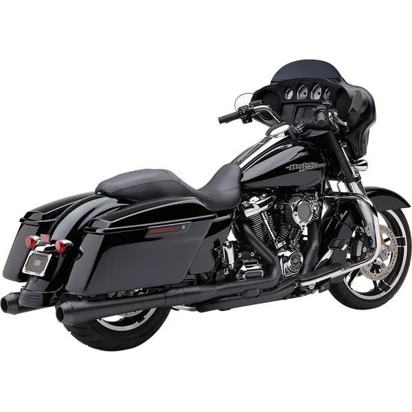 Cobra El Diablo Slip-On Mufflers for 2017-2023 Harley Touring - Raven Black