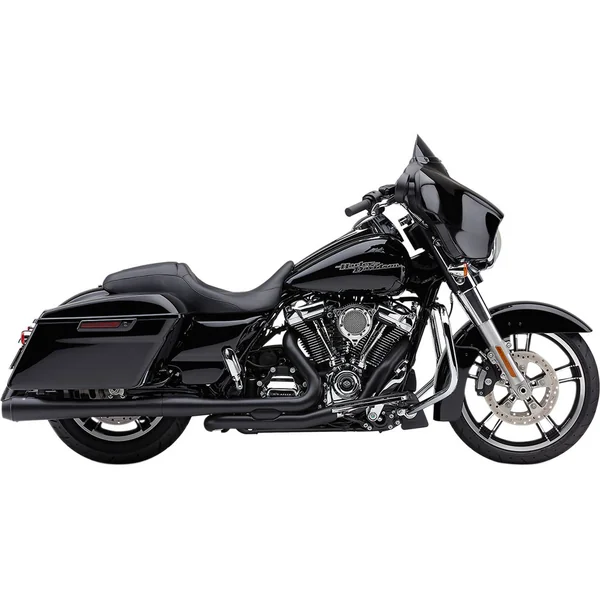 Cobra El Diablo Slip-On Mufflers for 2017-2023 Harley Touring - Raven Black - Image 2