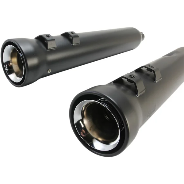 Cobra Neighbor Hater Exhaust Mufflers for 2017-2023 Harley Touring - Raven Black - Image 4