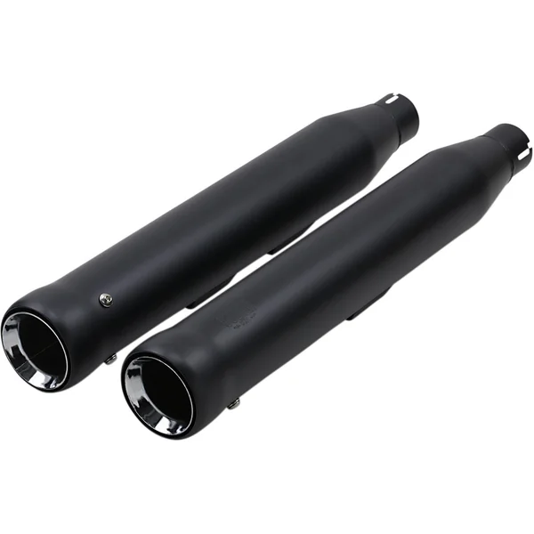 Cobra Neighbor Hater Mufflers for 2007-2017 Harley Softail Fat Boy FLSTF - Black