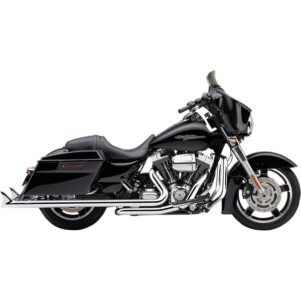 Cobra Speedster Duals Exhaust for 2017-2023 Harley Touring - Fishtail Tips - Image 2