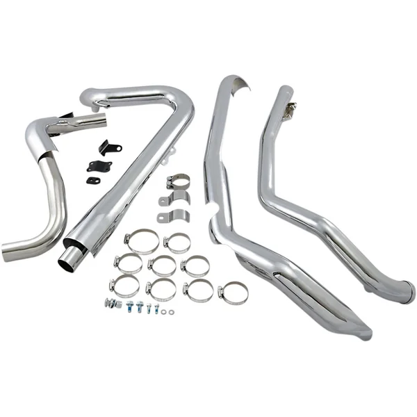Cobra True Duals Header System for 2017-2023 Harley Touring - Chrome