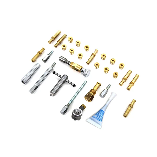 Complete S&S Cycle Super E Carburetor Upgrade Kit with Emulsion Tube, Bomb Sight Annular Booster Tube, Enrichment Knob, 19-Pc Main/Intermediate Jet Kit, Main Jet Install/Removal Tool & Chrome Float Bowl Extensions for Harley Models - Image 2