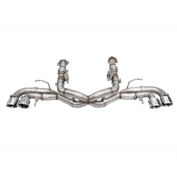 Corsa 3.0" AFM Cat-Back Exhaust, w/o Factory NPP, Twin 4.5" Polished Tips, NPP Delete2020-2026 C8 Corvette & E-Ray