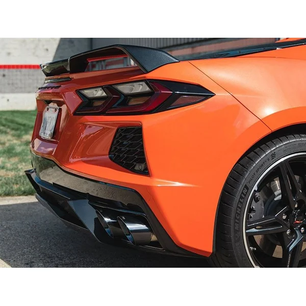 Corsa 3.0" AFM Cat-Back Exhaust, w/o Factory NPP, Twin 4.5" Polished Tips, NPP Delete2020-2026 C8 Corvette & E-Ray - Image 2