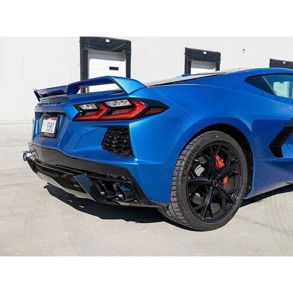 Corsa 3.0" Cat-Back Exhaust, w/ Factory NPP, Twin 4.5" Black PVD Tips, w/ NPP and AFM2020-2026 C8 Corvette & E-Ray - Image 2