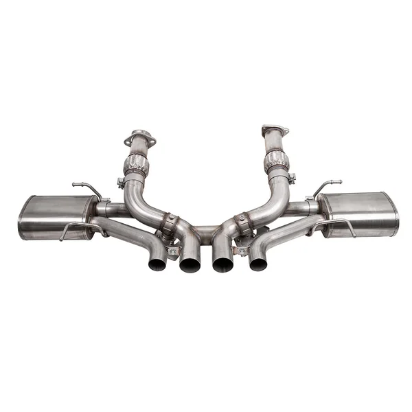Corsa 3.0" Dual Rear Exit Cat-back Exhaust System w/NPP Sound Control, No Tips2023-2026 C8 Corvette Z06