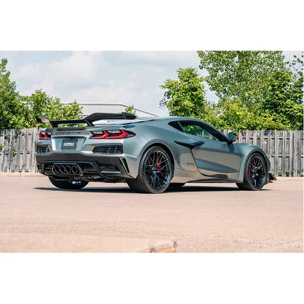 Corsa 3.0" Dual Rear Exit Cat-back Exhaust System w/NPP Sound Control, No Tips2023-2026 C8 Corvette Z06 - Image 4