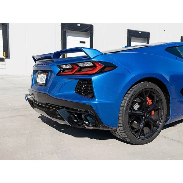 Corsa 3.0" Muffler Delete Cat-Back Exhaust System, w/ Factory NPP, 4.5" Black PVD Tips, NPP Delete2020-2026 C8 Corvette & E-Ray - Image 2