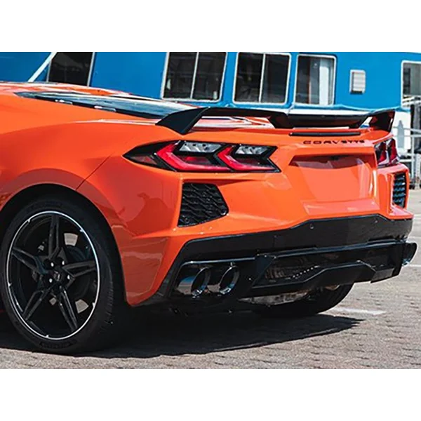 Corsa 3.0" Xtreme Cat-Back Exhaust, w/o Factory NPP, Twin 4.5" Polished Tips, AFM Delete2020-2026 C8 Corvette & E-Ray - Image 3