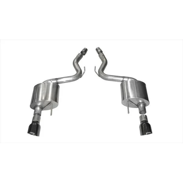 Corsa 3" Sport Axle-Back Exhaust w/ 4.5" Dual Black PVD Tips2015-2017 Ford Mustang GT