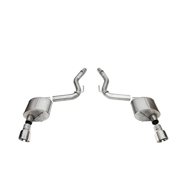 Corsa 3" Sport Axle-Back Exhaust w/ 4.5" Dual Polished Tips2024-2026 Ford Mustang GT w/ Non-Active Exhaust