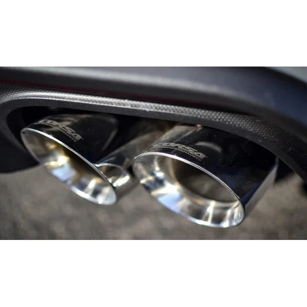 Corsa 3" Sport Axle-Back Exhaust w/ 4" Quad Polished Tips2018-2023 Ford Mustang GT w/ Active Exhaust - Image 3